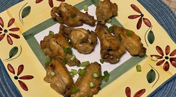 Air Fryer Honey Mustard Wings | The Mama Maven Blog