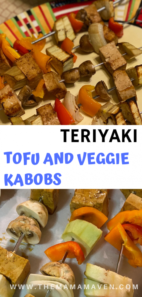 Dinner Idea: Teriyaki Tofu and Veggie Kabobs | The Mama Maven Blog