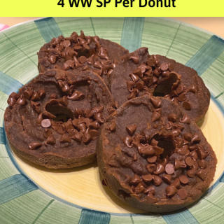 Baked Chocolate Chocolate Chip Donuts