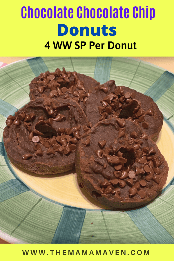 Baked Chocolate Chocolate Chip Donuts