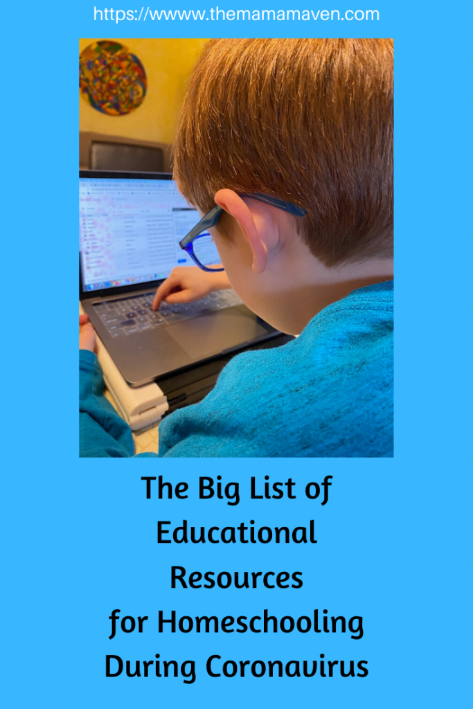 Homeschooliing List of Resources | The Mama Maven Blog