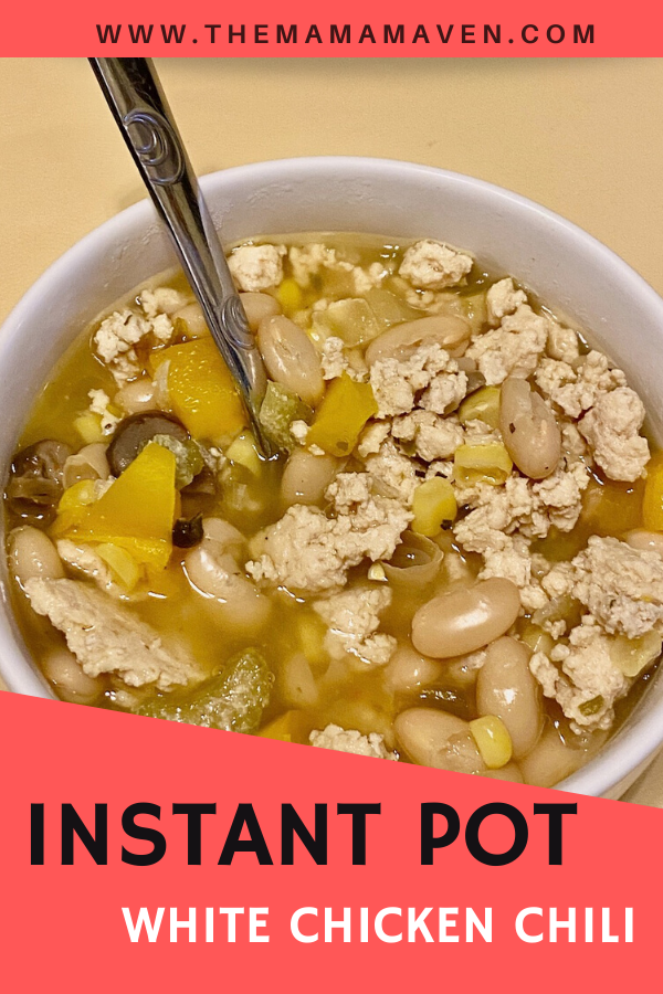 Easy Instant Pot White Chicken Chili (1 WW SP) | The Mama Maven Blog