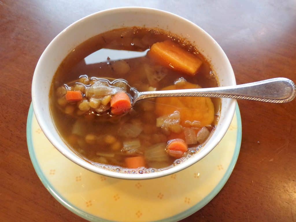 Hearty 5-Ingredient Lentil Soup (Vegan) - The Mama Maven Blog