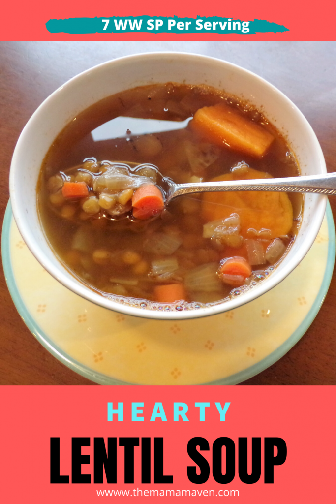 Hearty Lentil Soup Recipe | The Mama Maven Blog