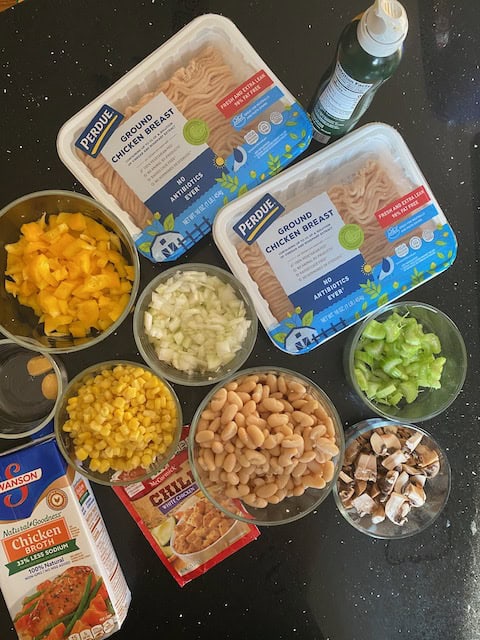 White Chicken Chili Ingredients