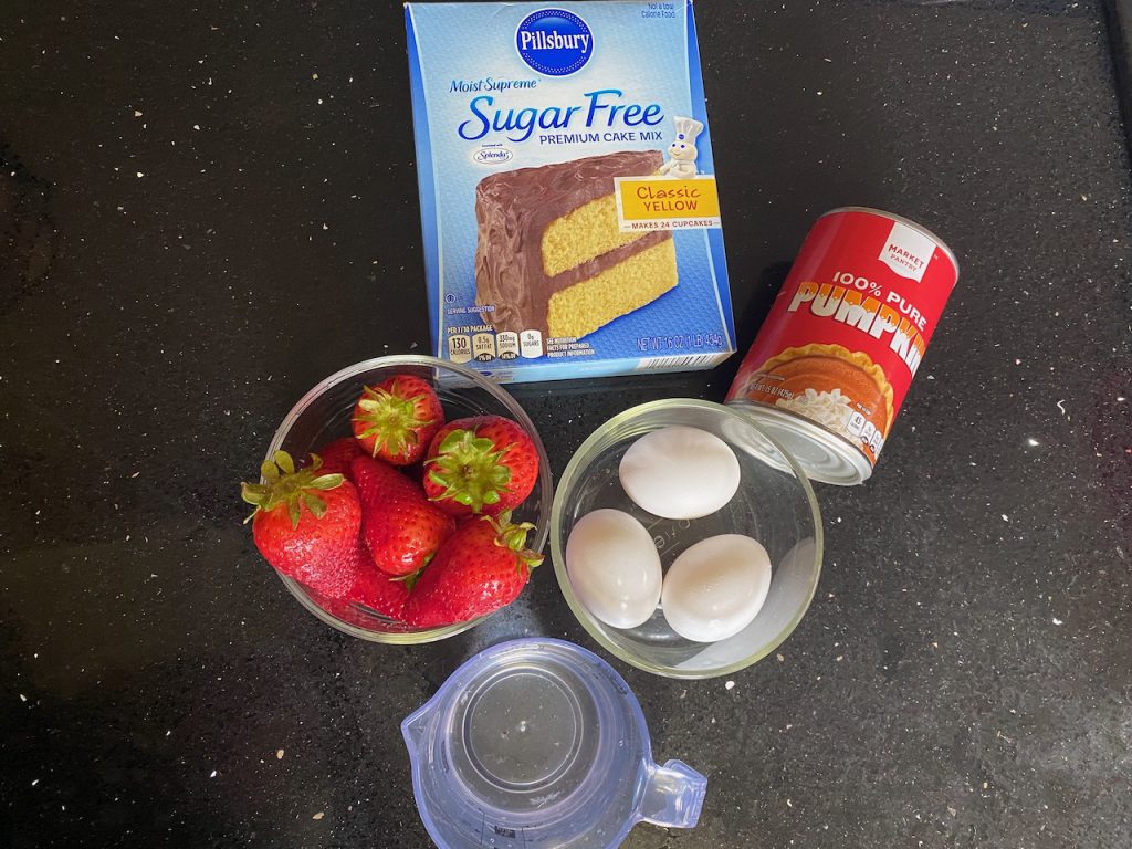 Strawberry Muffin Ingredients