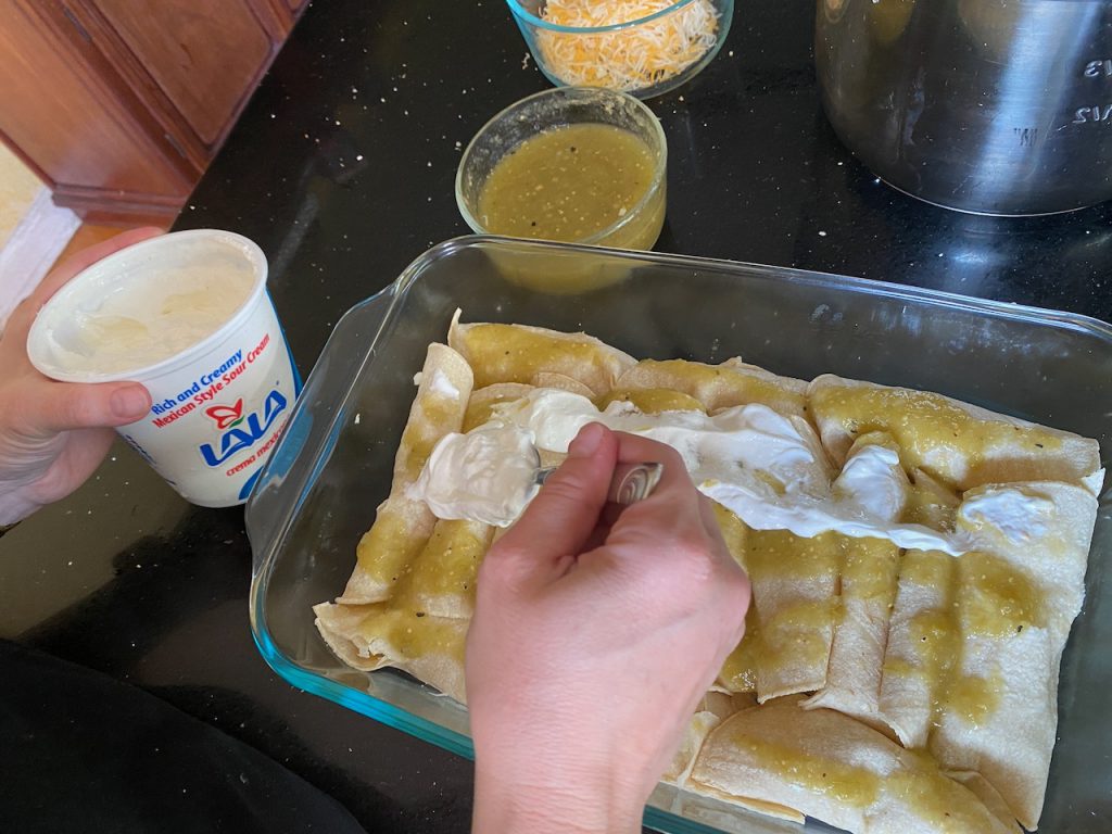 Adding LaLa Crema Mexicana