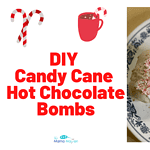 DIY Candy Cane Hot Chocolate Bombs | The Mama Maven Blog