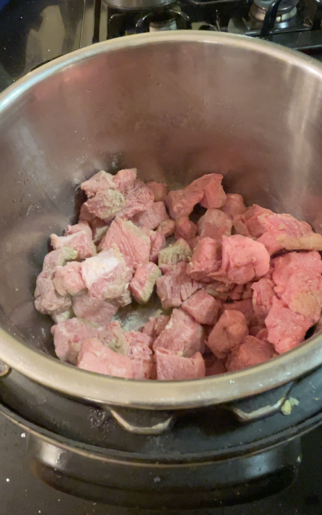 meat in instant pot