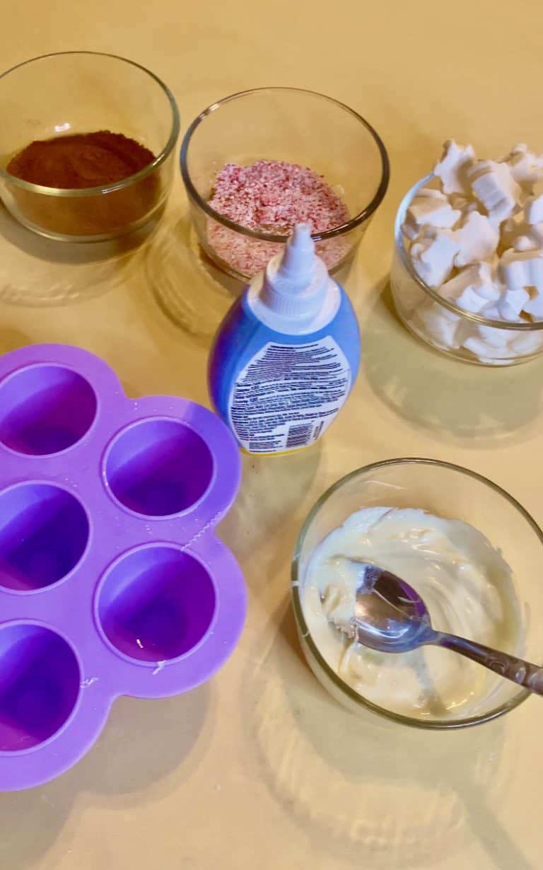 DIY Candy Cane Hot Chocolate Bombs The Mama Maven Blog