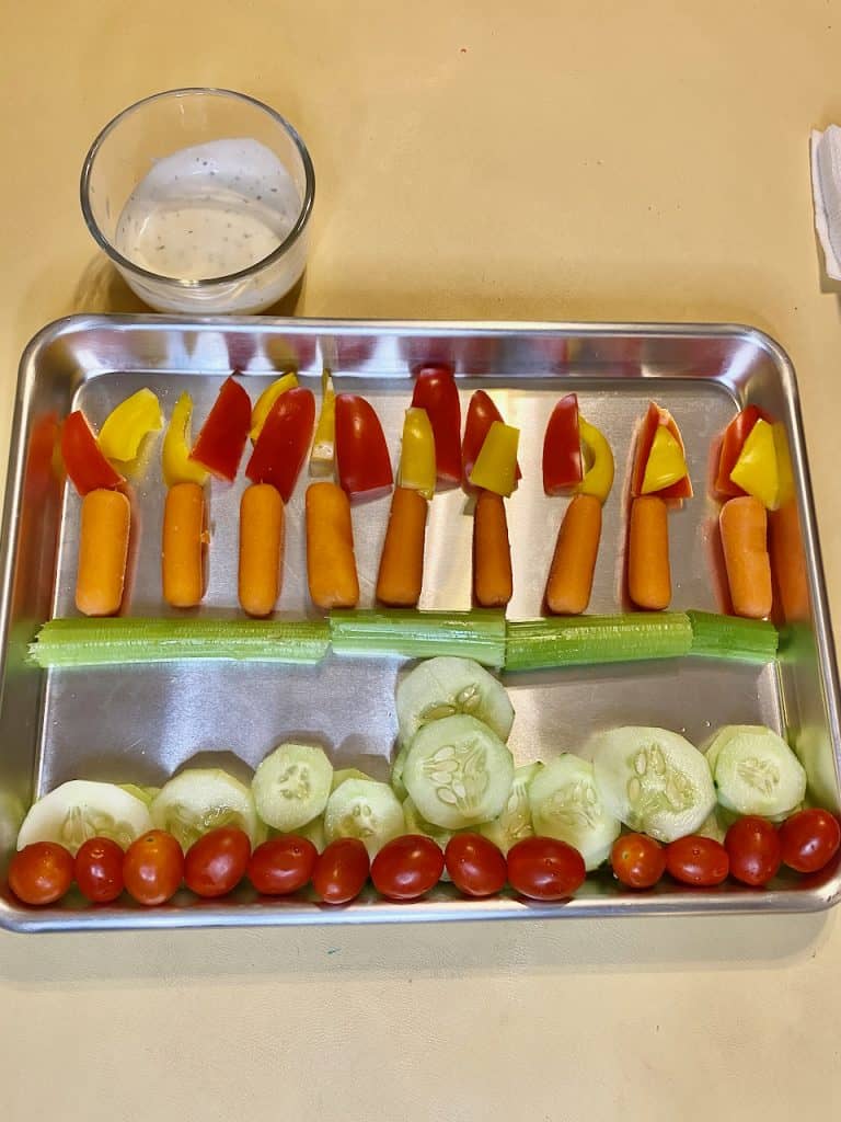 Veggie Tray with Ranch