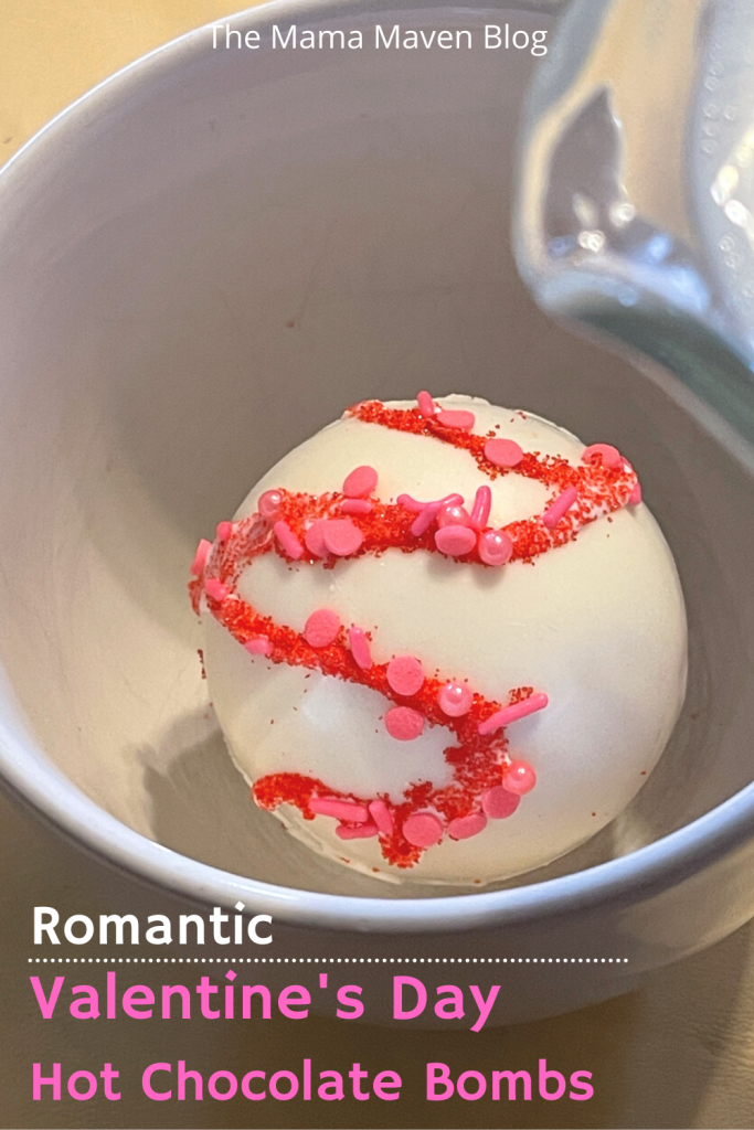 Romantic Valentine's Day Hot Chocolate Bombs | The Mama Maven Blog