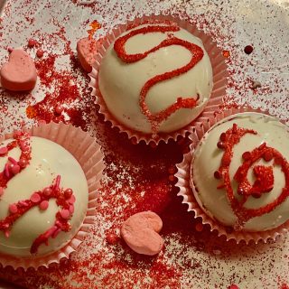 Romantic Valentine's Day Hot Chocolate Bombs | The Mama Maven Blog