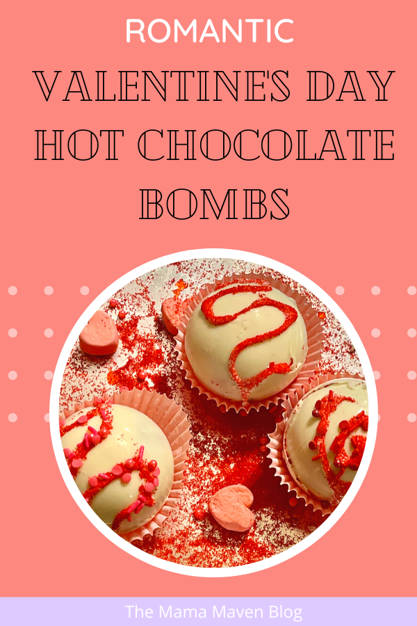 DIY Romantic Valentine's Day Hot Chocolate Bombs | The Mama Maven Blog