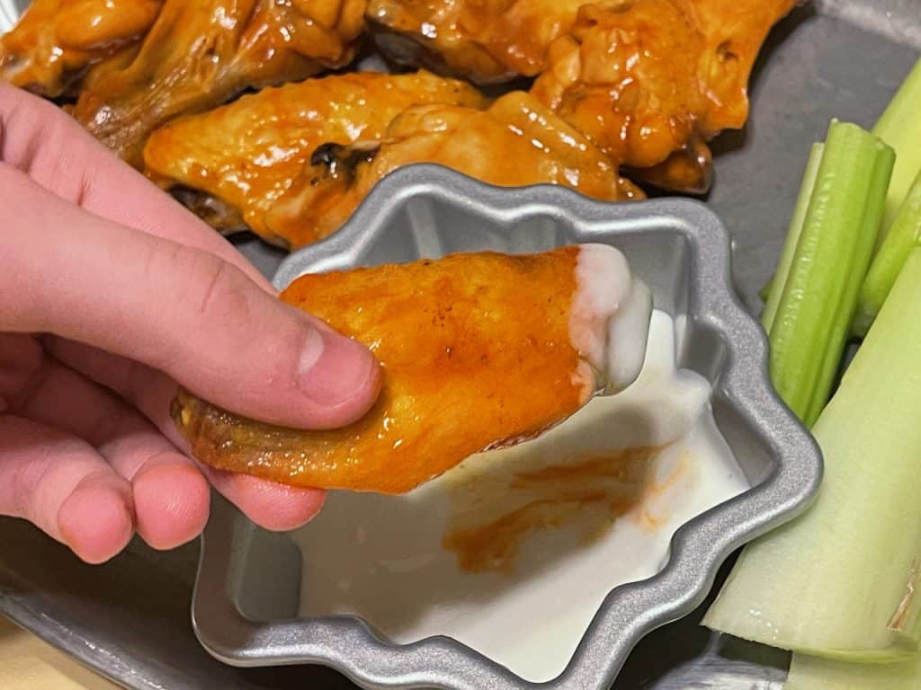 Air Fryer Spicy Buffalo Chicken Wings (Gluten Free)