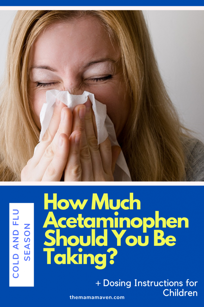 How Much Acetaminophen Should You Be Taking? + Printable Dosing Chart for Kids |The Mama Maven Blog