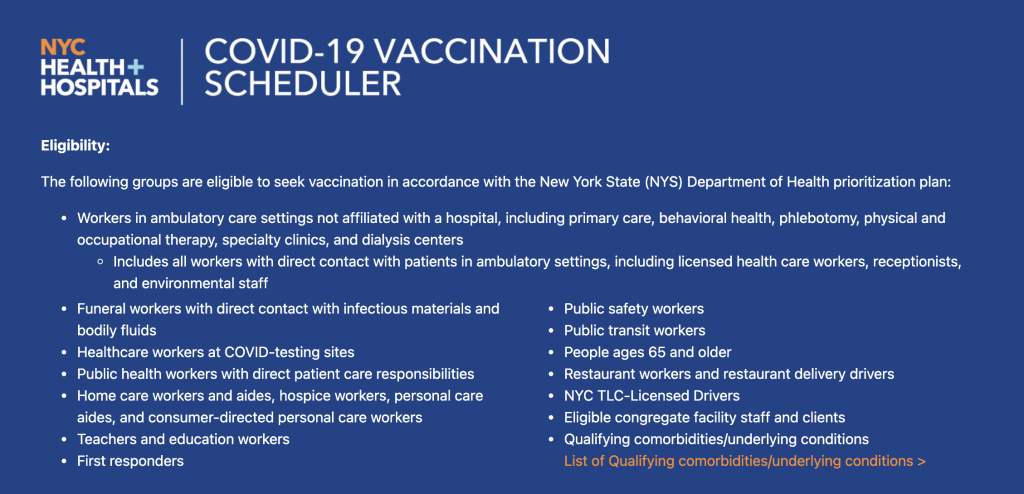 Covid-19 Vaccination Scheduler