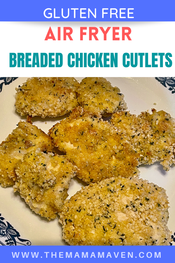 Gluten Free Air Fryer Breaded Chicken Cutlets