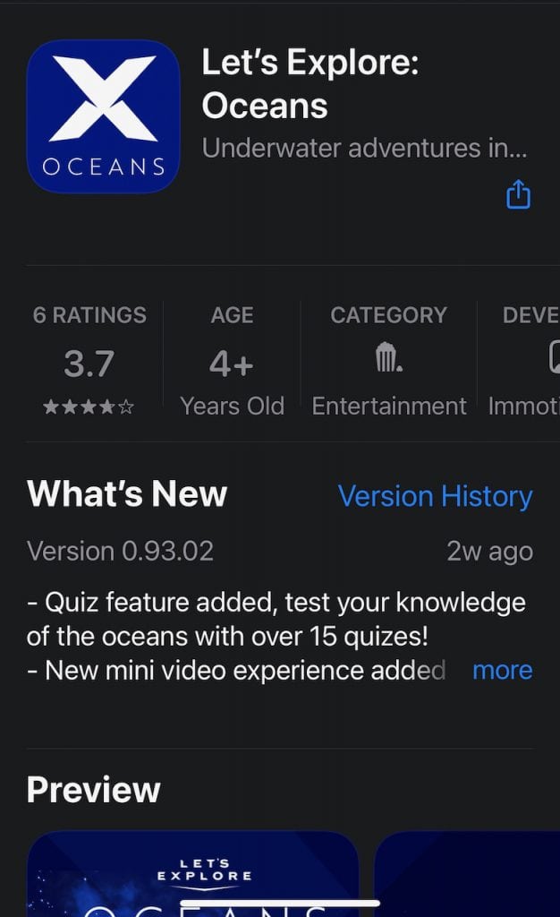 Let's Explore Oceans in App Store