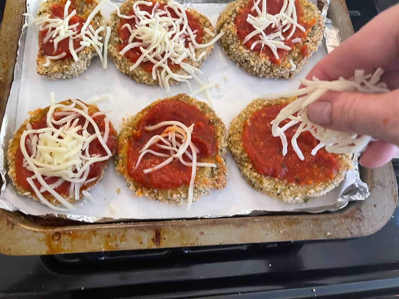 Air Fryer Eggplant Parmesan Rounds (Gluten Free) The Mama Maven Blog