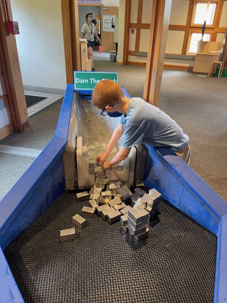 Dam the Creek - Sciencenter Ithaca - photo ©nancyhorn  - The Mama Maven Blog 