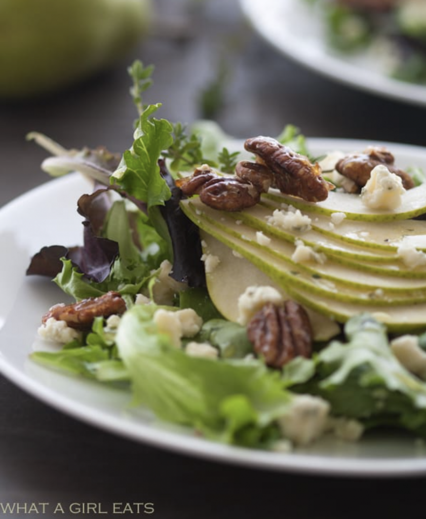 Pear and Gorgonzola Salad - What a Girls Eats