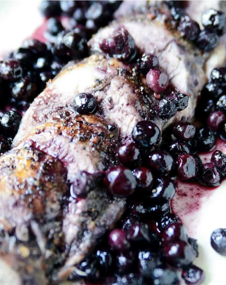 Roast Pork with Blueberries - DIY Candy