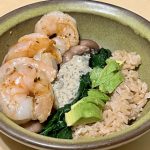 Air Fryer Grilled Shrimp Bowl with Veggies and Rice | The Mama Maven Blog