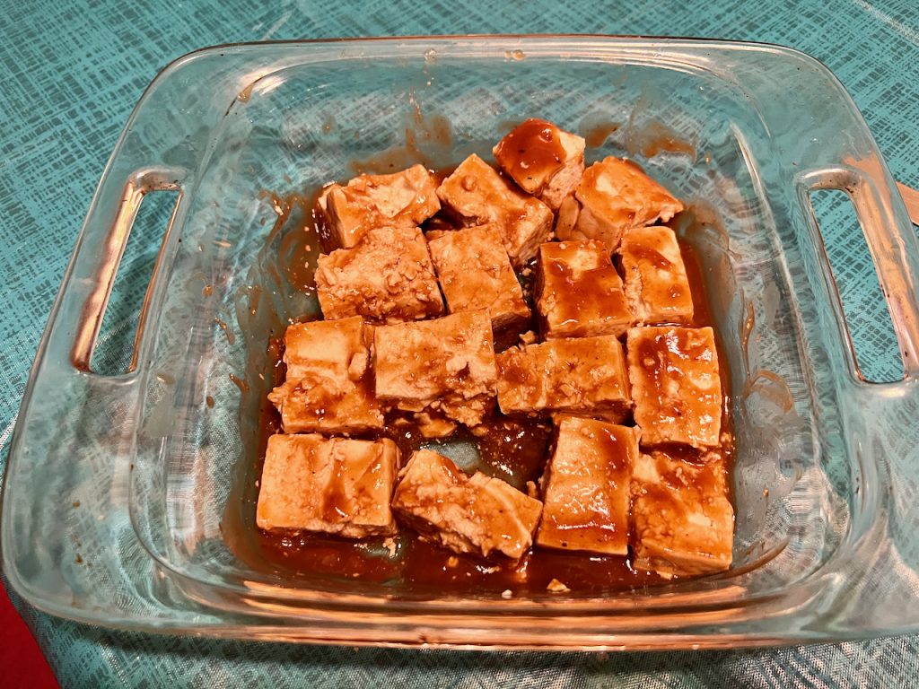 Tofu in BBQ Sauce 