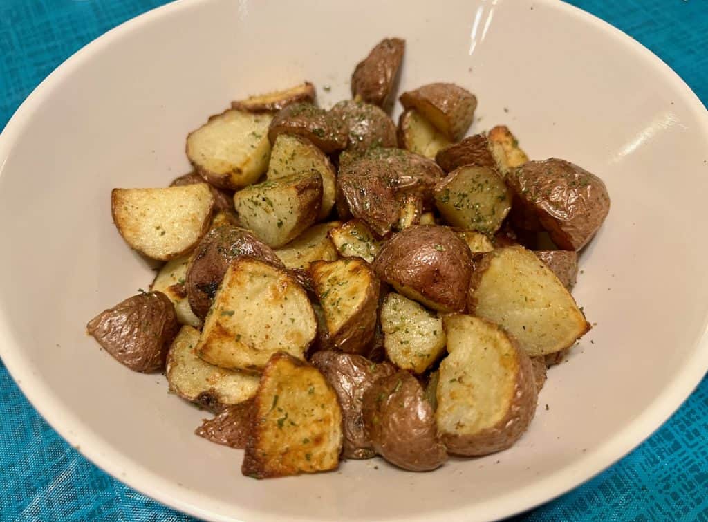 Air Fryer Roasted Red Bliss Potatoes - The Mama Maven Blog