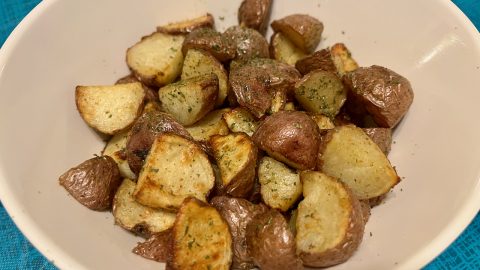 Air Fryer Roasted Red Bliss Potatoes - The Mama Maven Blog