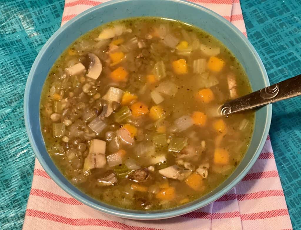 Quick Lentil Soup in bowl