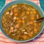 Quick Brown Lentil Soup