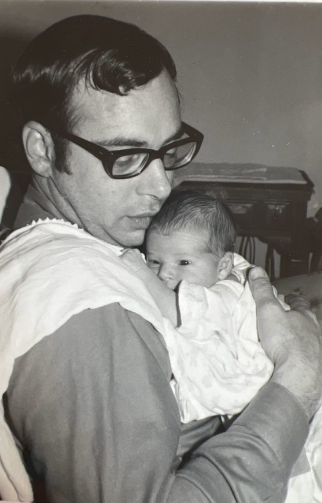 Dad and I December 1970 - Nancy Horn