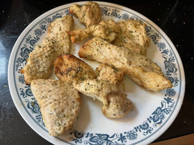 Air Fryer Herbed Chicken Tenders (No Breading) 