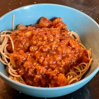 Spaghetti Fauxlognese Meatless Sauce