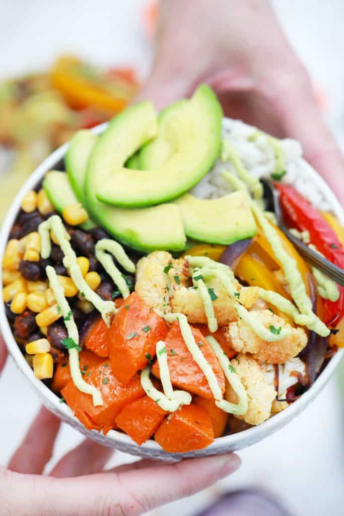 Yummy Sweet Potato Black Bean Bowl