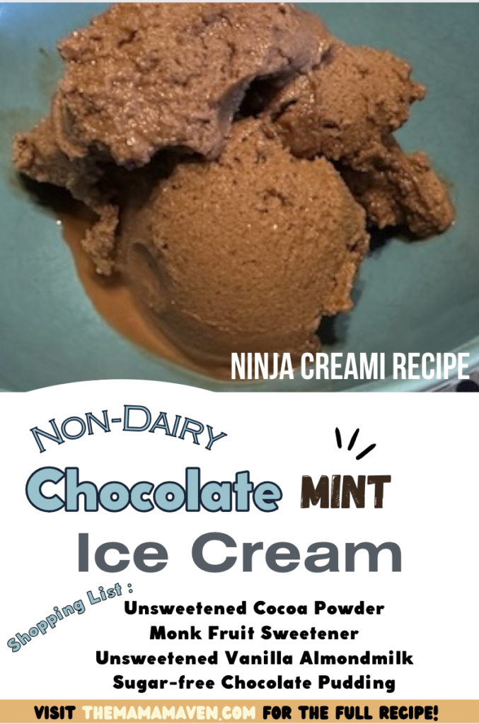Non-Dairy Chocolate Mini Ice Cream - Ninja Creami Recipe