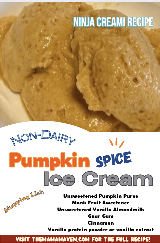 Pumpkin Spice Ice Cream (Ninja Creami) - non-dairy