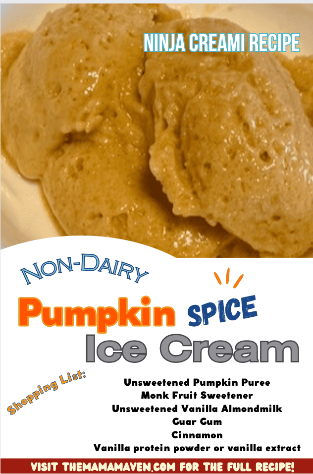 Dairy Free Ninja Creami Pumpkin Ice Cream