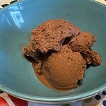 non-dairy chocolate mint ice cream - ninja CREAMi