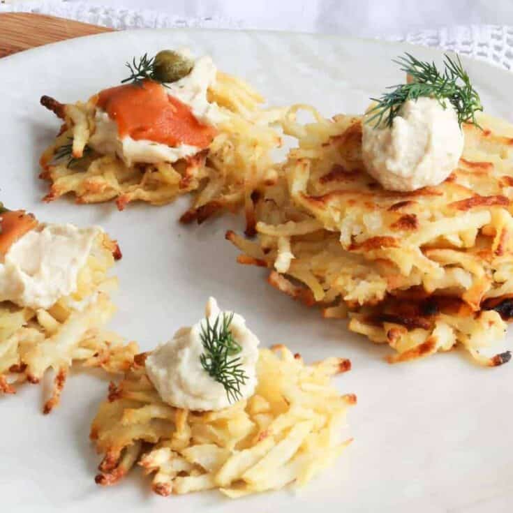 Image for Parsnip and Potato Fritters (Latkes)