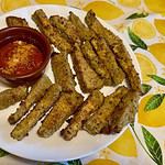 Eggplant Fries on plate