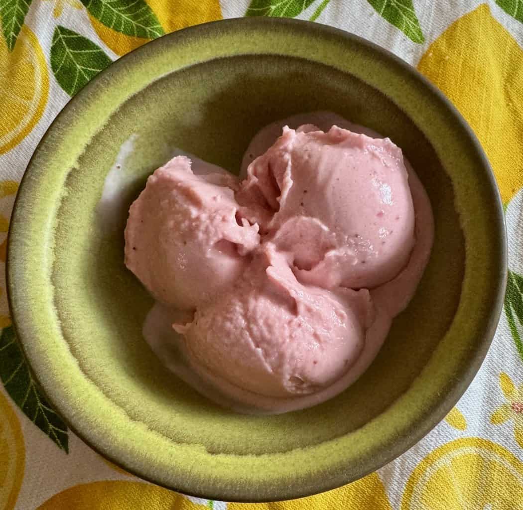 Ninja CREAMI Nonfat Strawberry Frozen Yogurt-image