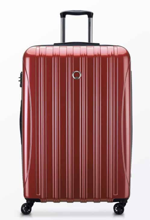 DELSEY PARIS Helium Aero Hardside Expandable Luggage with Spinner Wheels, Brick Red, 29 Inch
