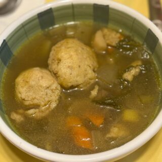Vegetarian Matzoh Ball Soup